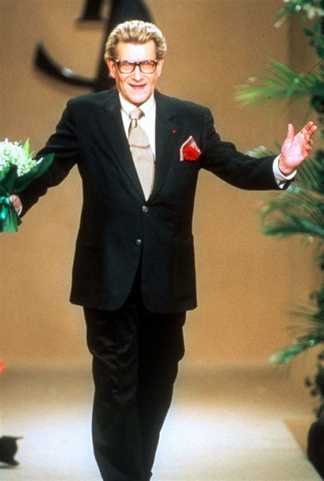 how old was yves saint laurent when he died